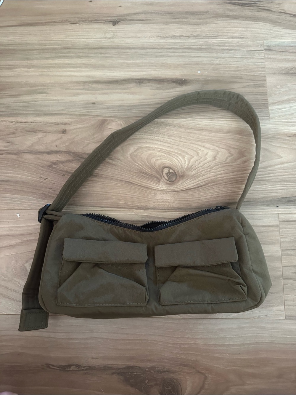 Olive Green Baggu Cargo shoulder bag